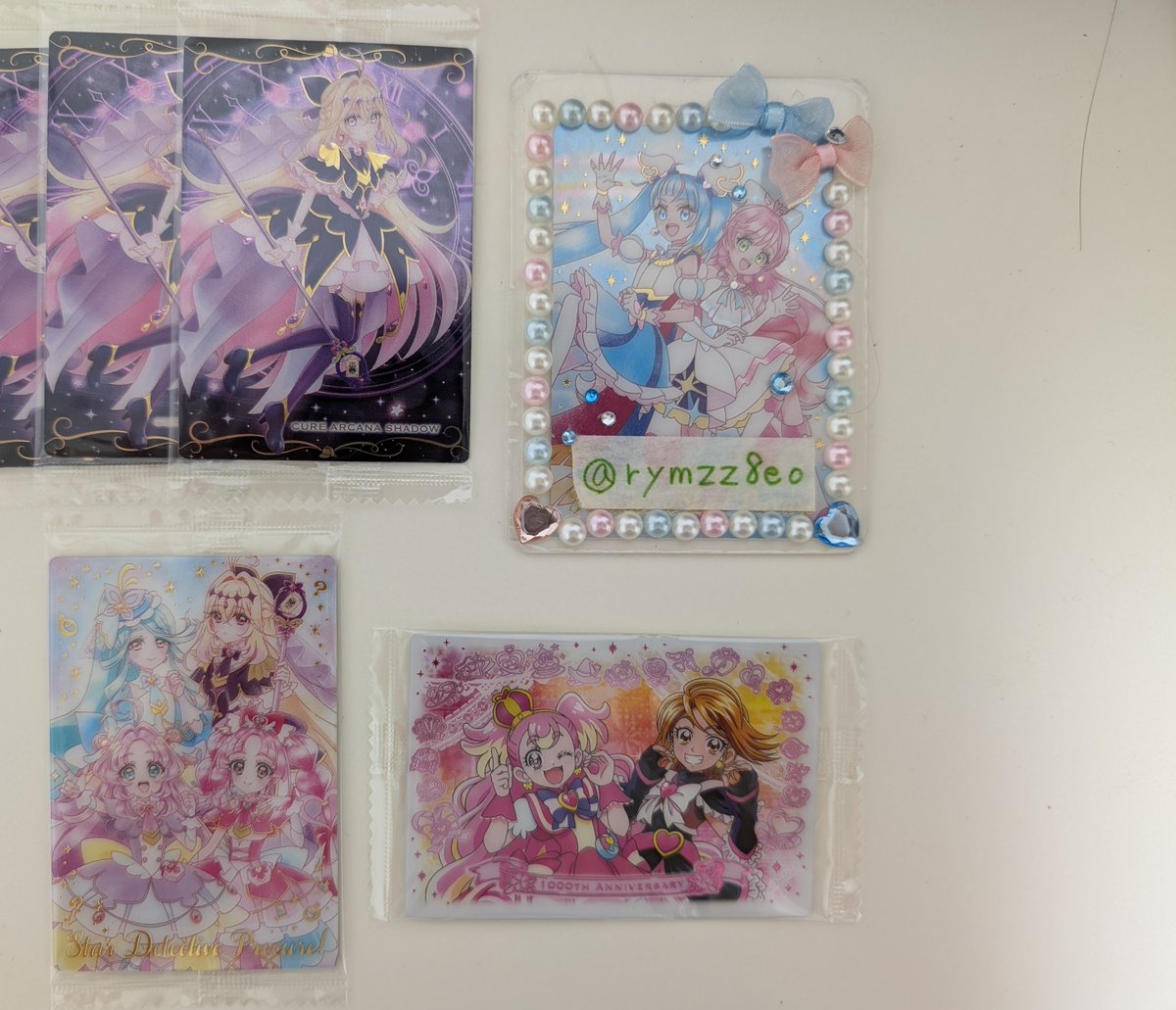 rymzz8eo's tweet photo. @mirunyan__10 こんばんは、はじめまして。
お声がけいただきありがとうございます。
お求めはこちらの５枚でしょうか？こちらで間違いないようでしたら、是非１：５での交換をお願いいたします。 https://t.co/YrurBrsCrU