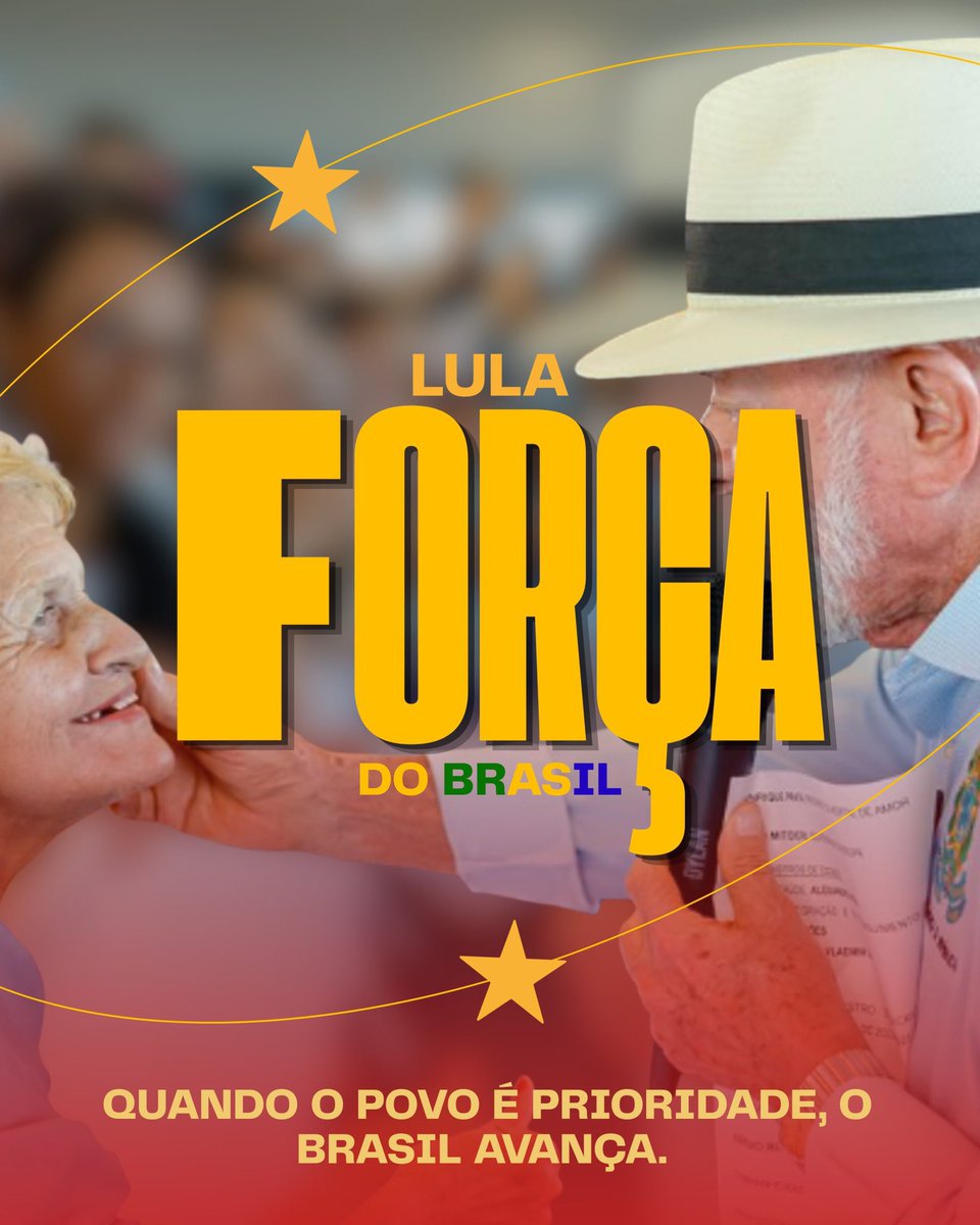 joaodomenech's tweet photo. Quando o povo é prioridade, o Brasil avança. 
LULA FORÇA DO BRASIL https://t.co/9ZpJyjYKKG