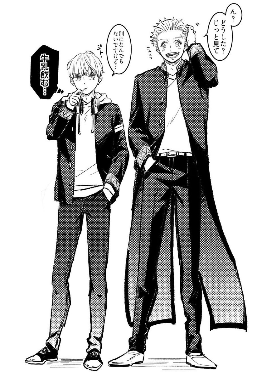 karappo_153's tweet photo. 定期的に描きたい身長差と体格差（うめかじ） https://t.co/0OWJZioJ5Y