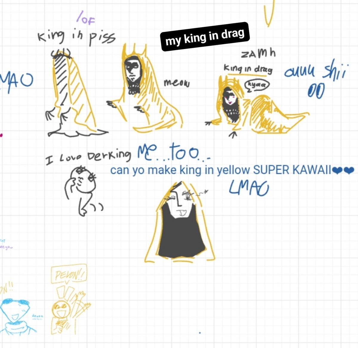 Nariinin's tweet photo. sucks tht i had to leave early ;-; but it was so nice to see tht ppl recognize me and even draw beam when i wasnt around 🥺🥺🥺🥺
#puzzleheads #whiteboard https://t.co/VsPIJNNDFC
