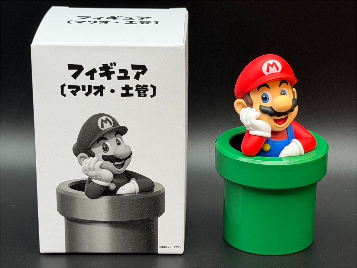 マリオ土管フィギュア switch2購入特典 特典でこの造形はかなり豪華ですね