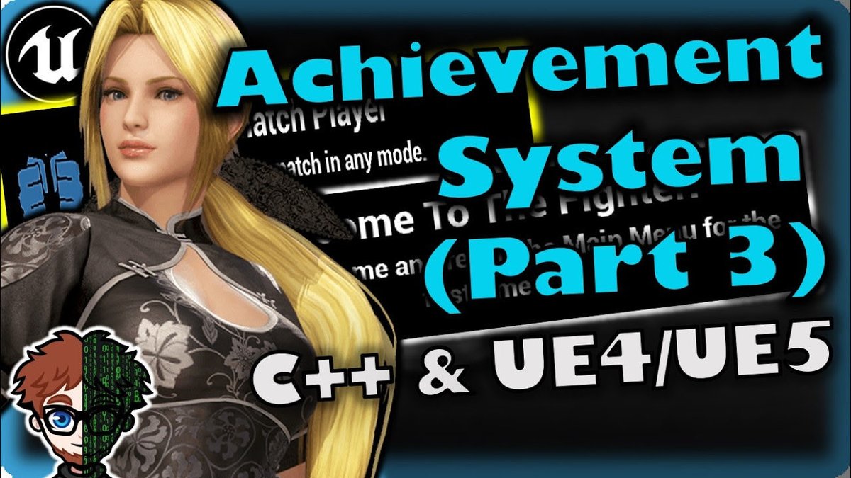Shawnthebro's tweet photo. How can achievement progress and completion be tracked? Let’s figure it out and implement that system!

https://t.co/Sgg64bQB2E

#HowToMakeAFightingGame #UnrealEngine5 #Unreal #MadeWithUnreal #MakingAFightingGame #UnrealEngine #UnrealEngine4 #UE4 #UE5 #Shawnthebro #STB https://t.co/zp2EBFkEaj