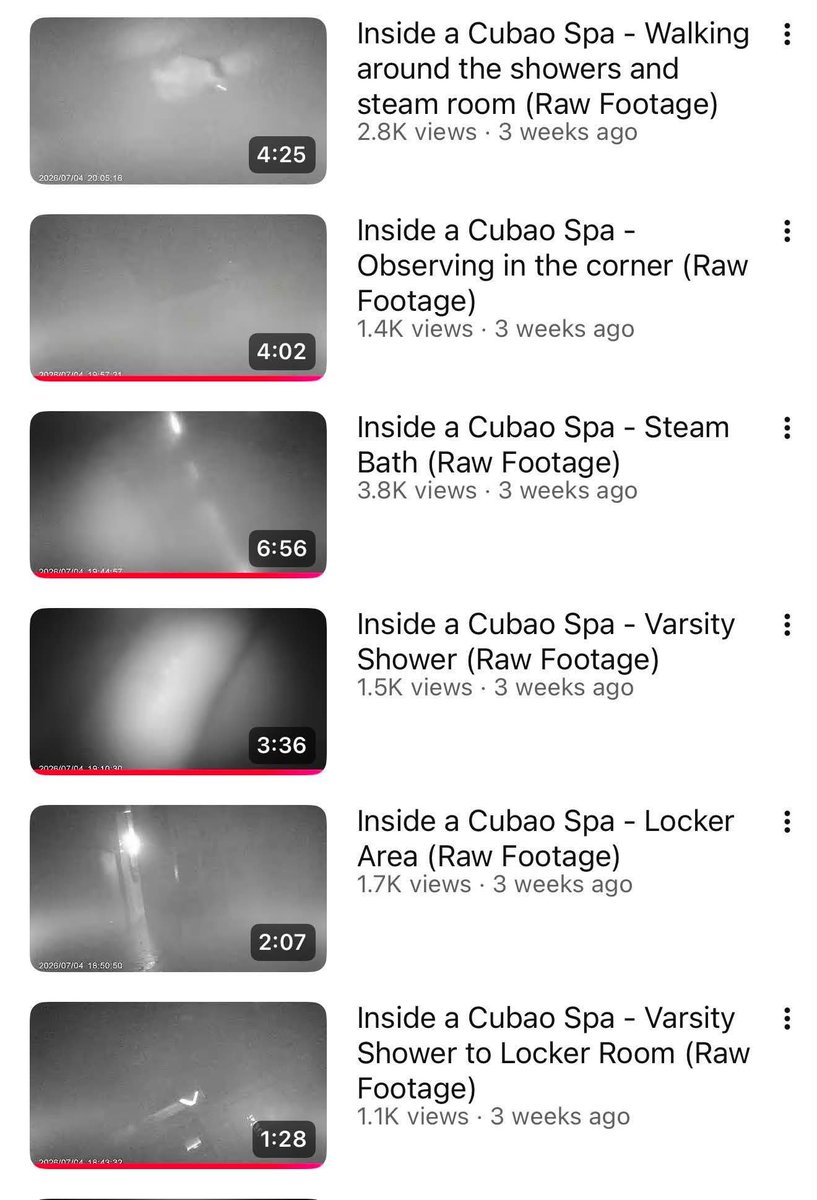 Drednaw96's tweet photo. Please help report this channel. The person behind this channel has been secretly recording videos in different spas using his smartwatch, even though these are supposed to be safe spaces for us. Just click the link below to report it. Thanks! 

https://t.co/EFfJfoPsCo https://t.co/OWLkxH6jbB
