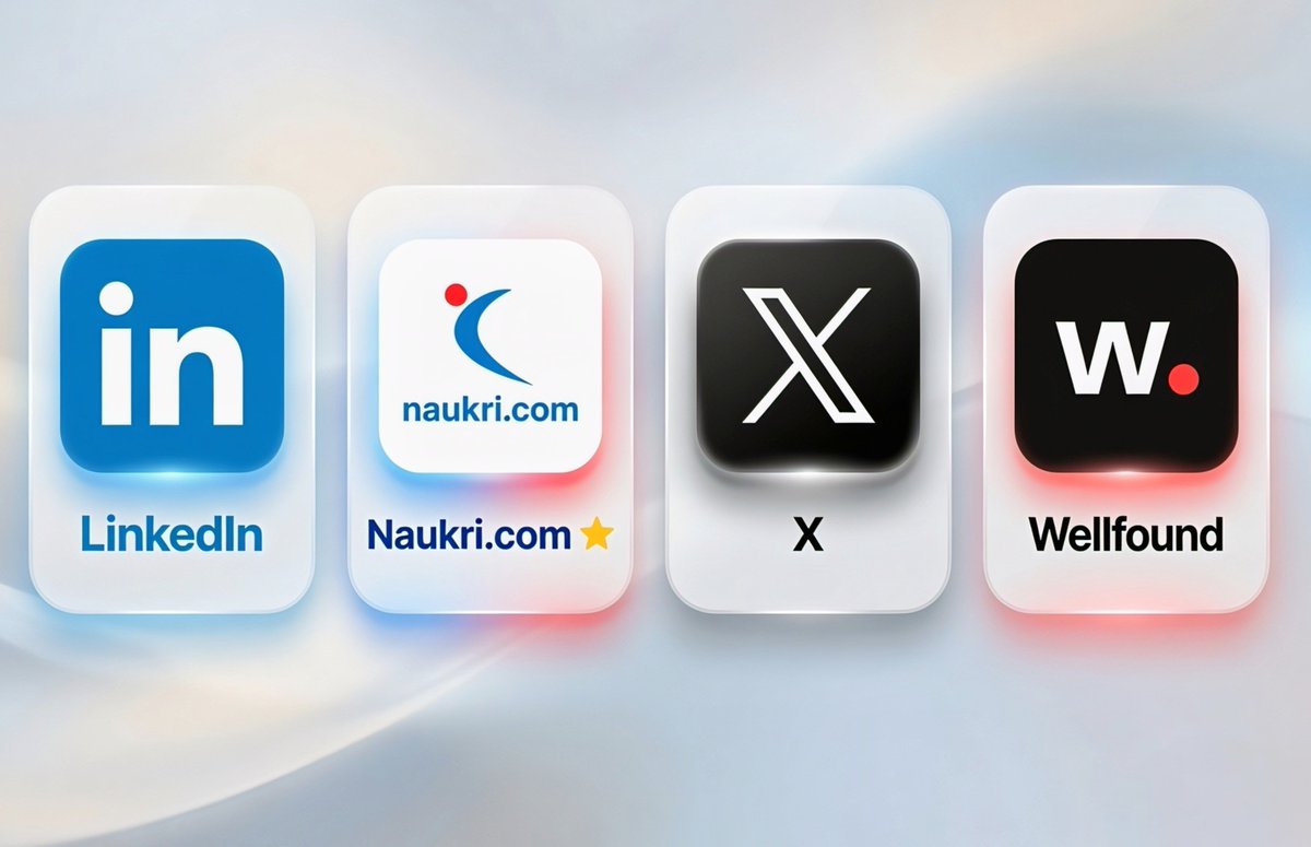 justchandanx's tweet photo. Be honest:

If you had to choose ONE platform to find a job, which one would you choose? https://t.co/a71eZoWOba