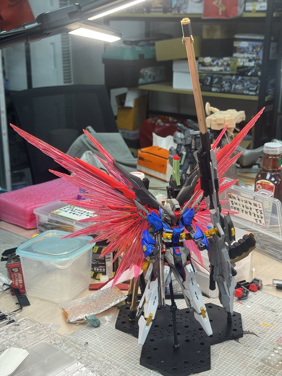 S_AlterKnight_K's tweet photo. MGSD DESTINY GUNDAM SPEC II &amp; ZEUS SILHOUETTEL
#SEEDFREEDOM https://t.co/lzqPXWTggU