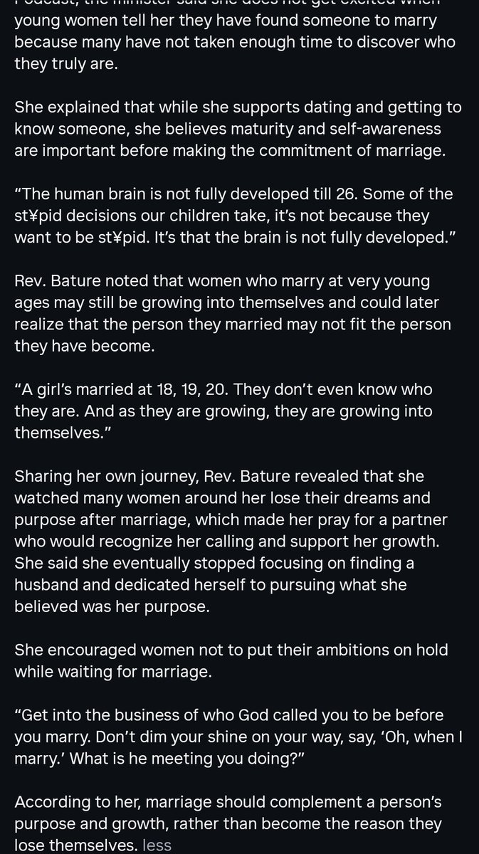 jon_d_doe's tweet photo. Have I not been saying this?

If you take away a woman's youth under the guise of marriage, she'll take back her youth in marriage.

I stand with what she said.

End. https://t.co/iM0KJke22E