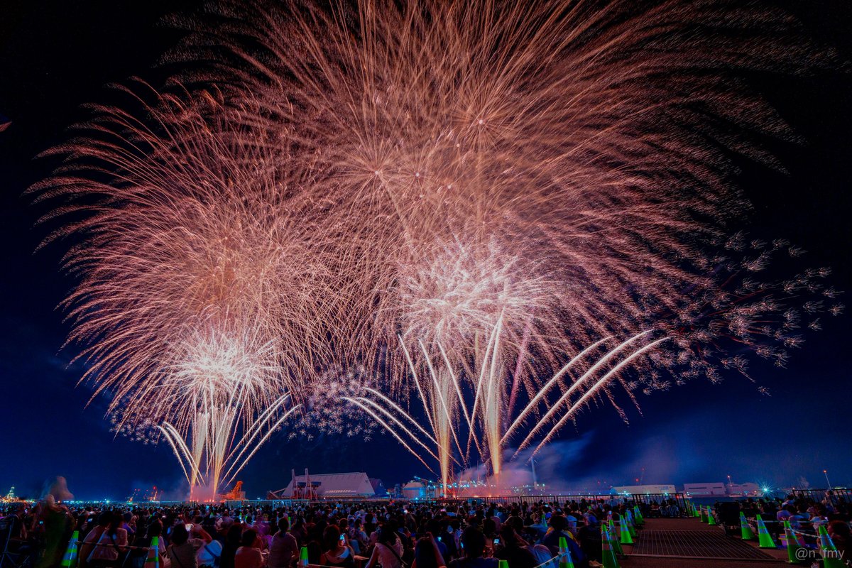 n_fmy's tweet photo. 2026 清水みなと祭りの海上花火大会
今年も凄く良かった！ https://t.co/ZwtrlpO3Yw