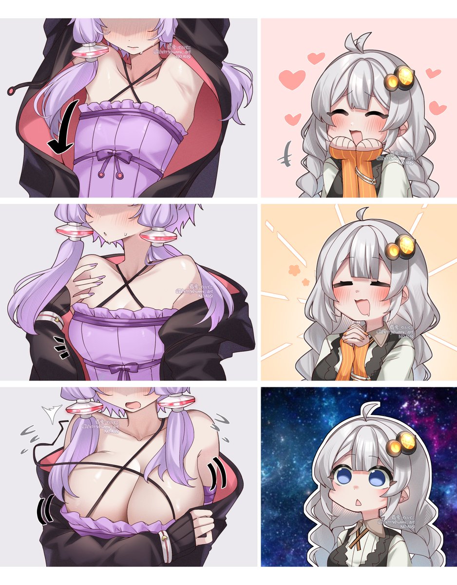 berrybunny_art's tweet photo. いろんなゆかりさんを見た反応（個人的に💦 https://t.co/O4Wxyu22jM