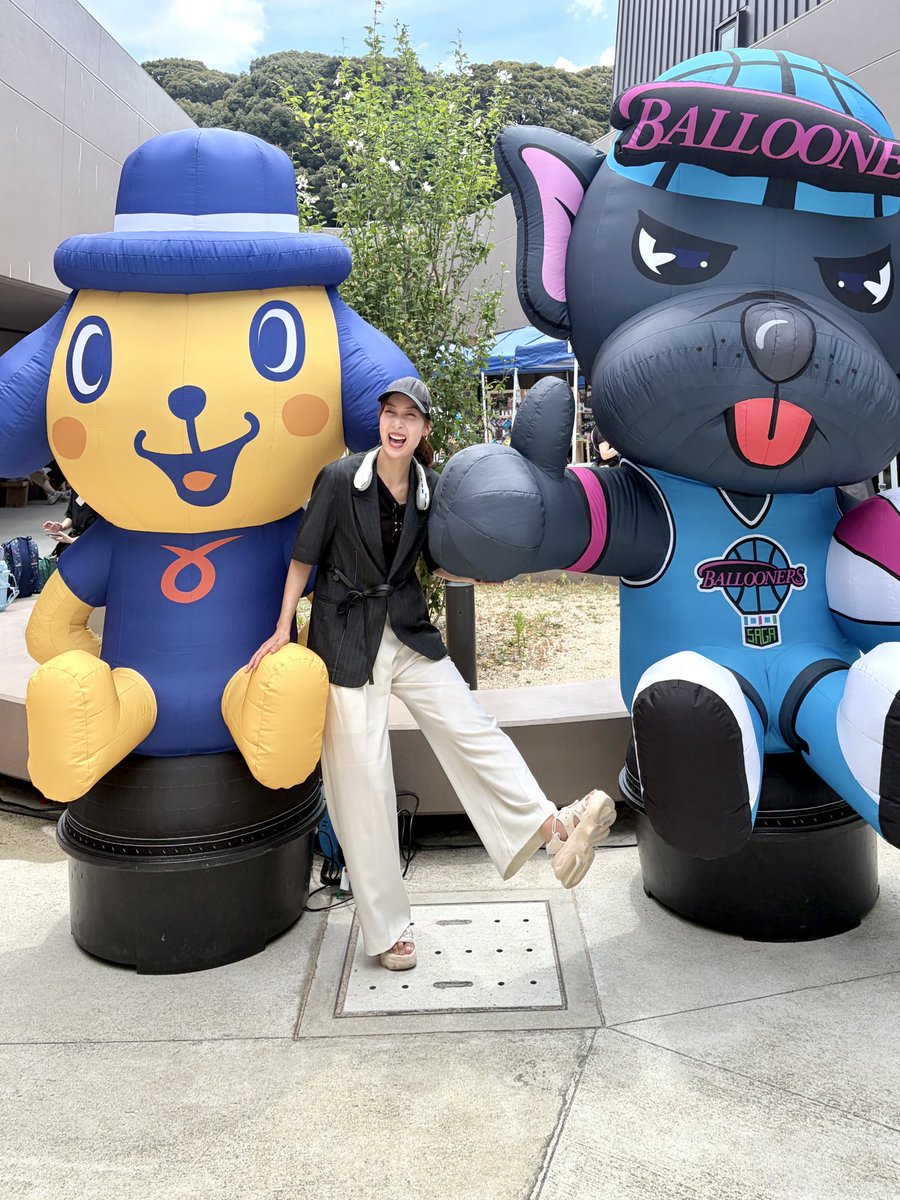 pompomoon0910's tweet photo. 8月1日🏀
#佐賀バルーナーズ トレーニングキャンプ in #武雄 に遊びに行ってきました🏀🩵

選手やスタッフの皆さんの、普段聞くことのできない声を間近で感じることができて、嬉しかったです！

地元・佐賀を盛り上げてくれる存在だからこそ、今年も全力で応援します✨
シーズン開幕がますます楽しみ☺️ https://t.co/vrHGr2feCV
