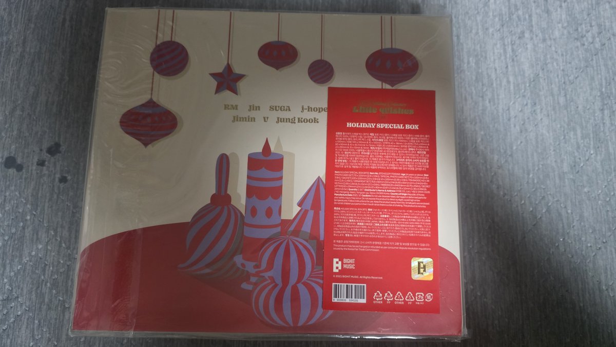 bts_speakURself's tweet photo. 방탄소년단(BTS) 2021 홀리데이 스페셜 박스 Little Wishes
Holiday special box
Unopened 미개봉
Defect ⭕️ 하자있음
Opening decoration shaking (3rd picture)
오픈 장식이 흔들림 (3번째 사진)

1.5

Not included shipping fee
배송비 별도 https://t.co/UixbGDSD9U