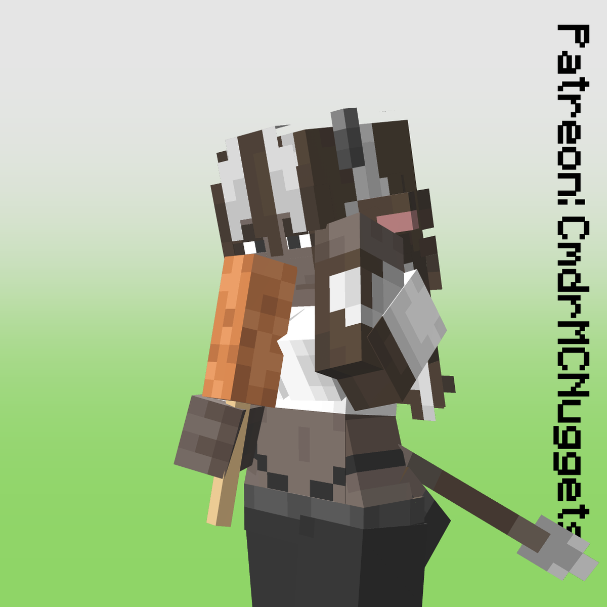 KomradMCNuggets's tweet photo. Minecraft OC - Mary the Cow Girl - (Minecraft Render)
#minecraft #blockbench #mineimator https://t.co/jC3lAJaCqr