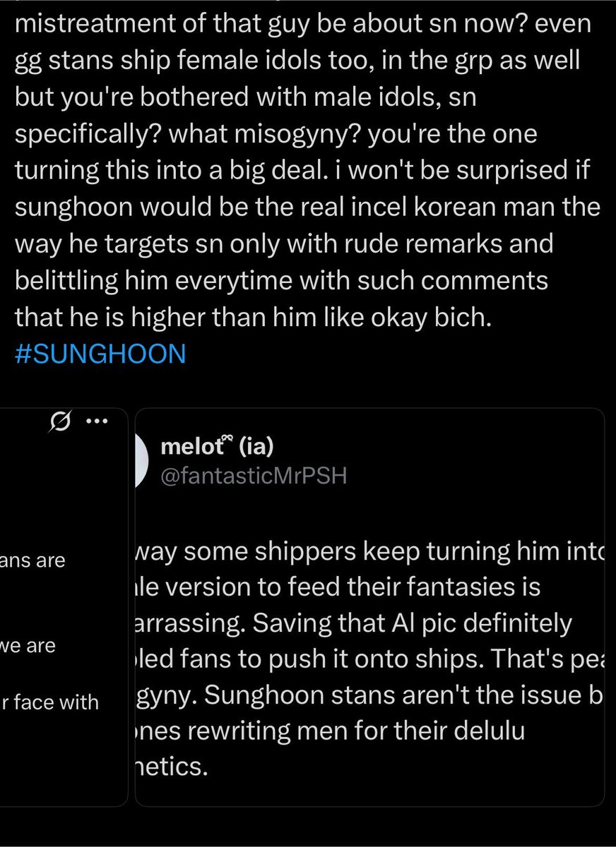 snowekishuu's tweet photo. @fazewwsr @michicmd @pumaduckholic @euphodis funny how you hide that that crazy persons response is in retaliation of sh stans being shady to sn, bc you all keep setting sh up to barakis on purpose and then act surprised when they drag sh! you all caused this, and then you want us to clean up the harm you caused to sh, stfu https://t.co/DqTwWpiJe3