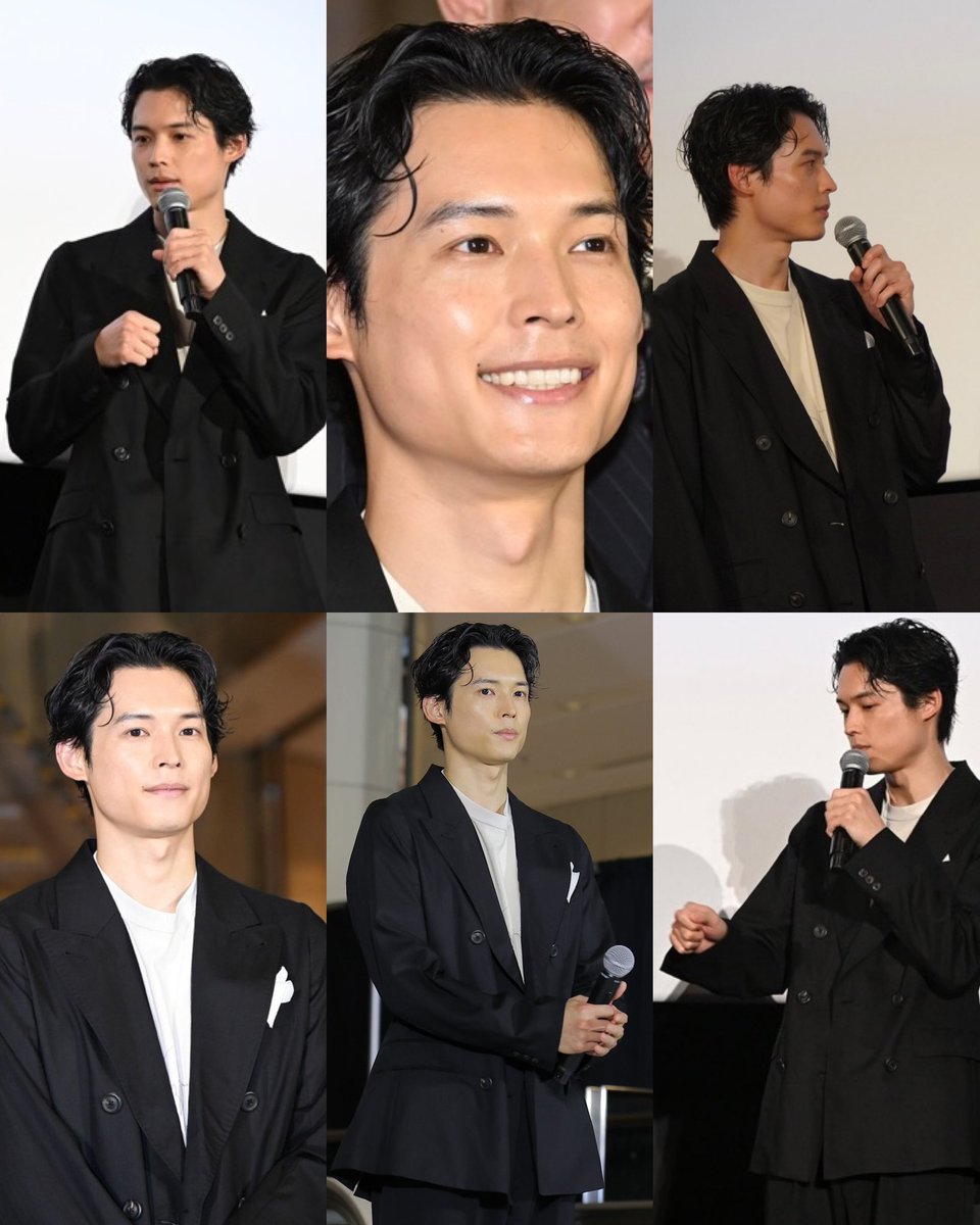 sun_no42's tweet photo. "自分のことを知らない人がいるであろう現場（主に俳優の現場や授賞式）では、顔を覚えてもらうために前髪を上げる"
を貫いている松村北斗かっこよすぎる

#白鳥とコウモリ https://t.co/eSwe9JF3Ca