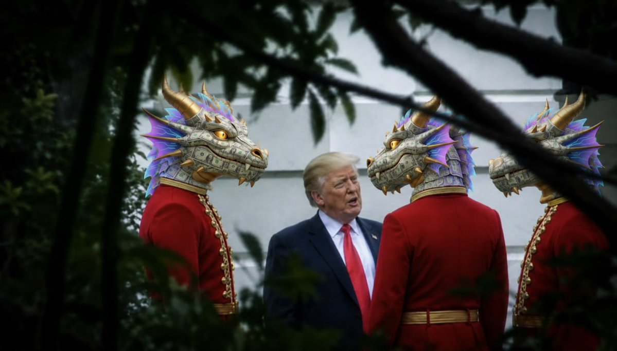 IGNIMoneyDragon's tweet photo. Hearing things. 💵 🐉 

@realDonaldTrump @WhiteHouse https://t.co/eHbd7V9IGj