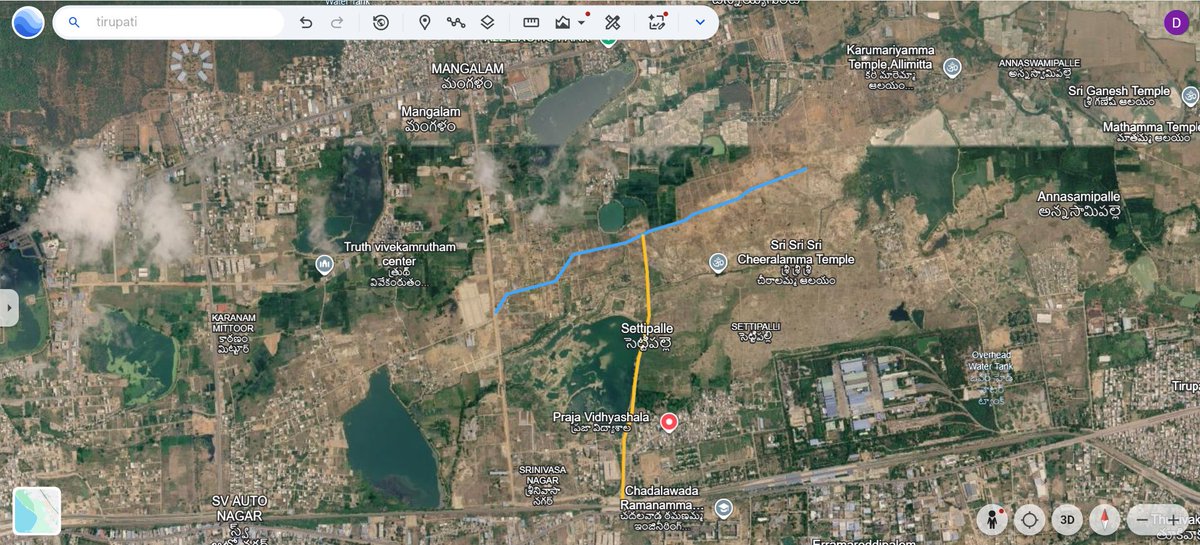 GreaterTirupati's tweet photo. TUDA has prepared a draft plan to develop three roads—two in the Settipalli LPS Layout and one near Tiruchanur.

• Settipalli LPS Layout: One 60-ft road (~2 km) and one 100-ft road (~1.5 km).
• Tiruchanur: One 100-ft road (~1.4 km).

#Tirupati #Tiruchanur #TUDA https://t.co/1KL869HaN3