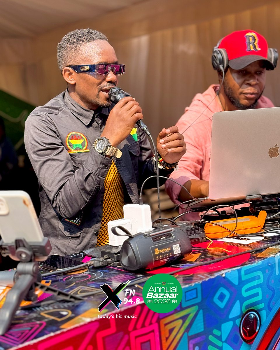 XfmUG's tweet photo. #ReggaeSalute We are live & direct from @Makerere Annual Bazaar 2026! Day 2 is here & the Sunday vibes are high. Where are you tuning in from?
#FreshX @TeenzKulture @mrdjshanug @ThaEpicMajor https://t.co/XOQJKIgcAu