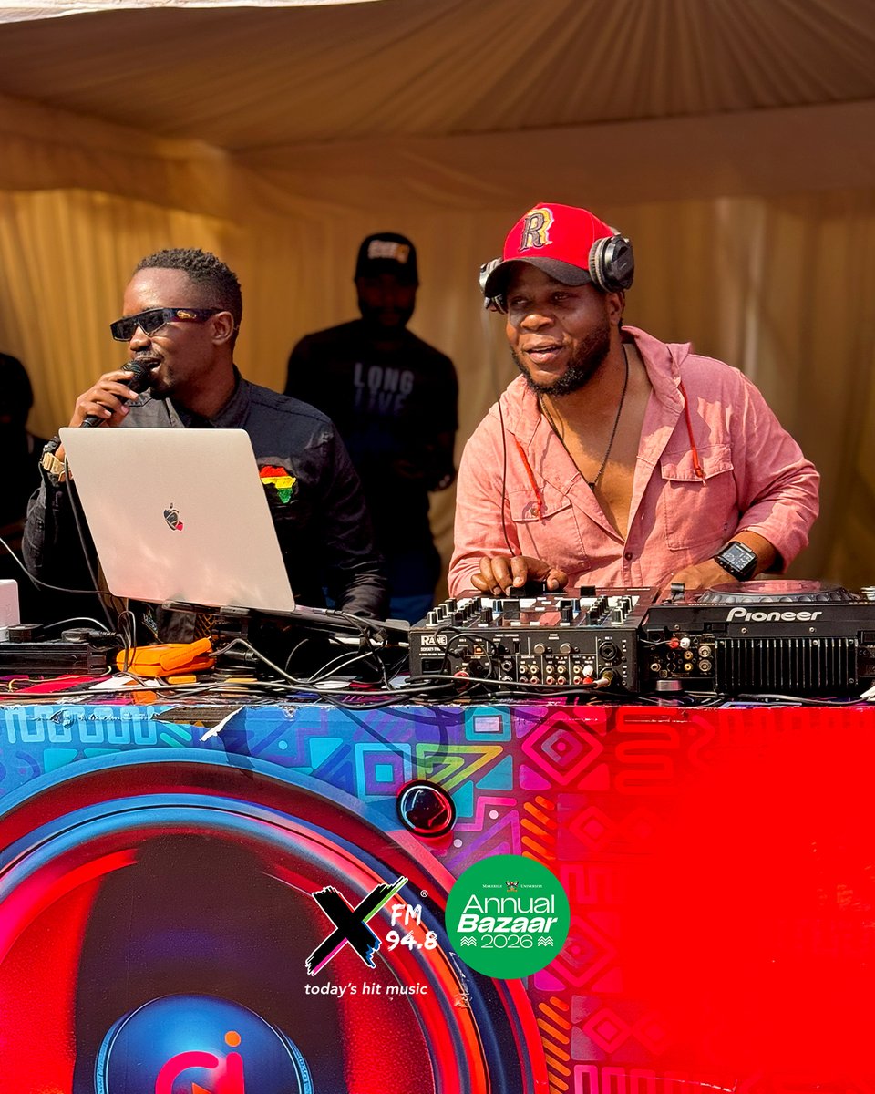 XfmUG's tweet photo. #ReggaeSalute We are live & direct from @Makerere Annual Bazaar 2026! Day 2 is here & the Sunday vibes are high. Where are you tuning in from?
#FreshX @TeenzKulture @mrdjshanug @ThaEpicMajor https://t.co/XOQJKIgcAu