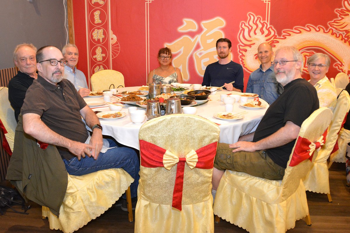 WuRochester's tweet photo. After a long weekend of training and welcoming new disciples, many of us enjoyed dinner with Sifu Eddie Wu, Grandmaster of the Wu Style. Sifu John, Sifu Mike, Sifu Sam, with disciples and guests, gathered at the Royal Palace in Troy.
#WuStyle #TaiChiChuan #WuStyleRochester https://t.co/SL9RFk390Y