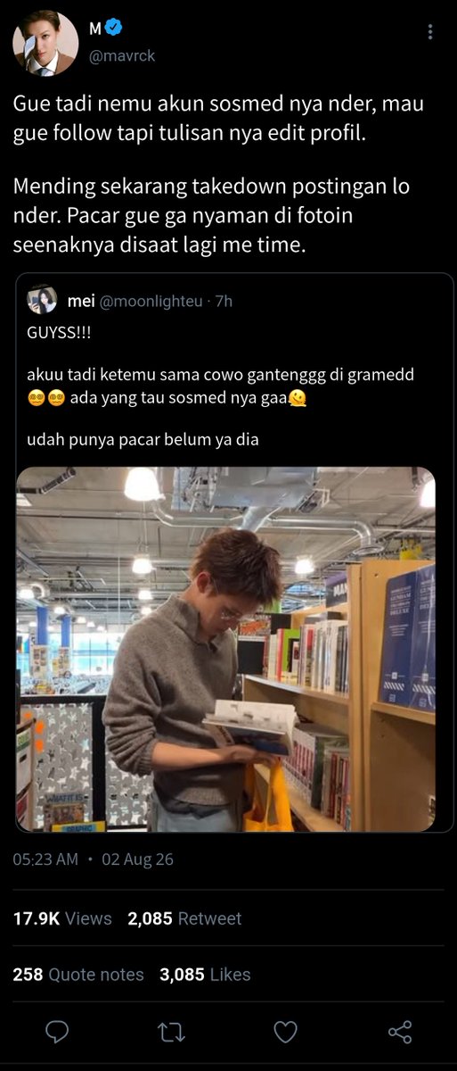edwayufan's tweet photo. niatnya sih me time, tapi....

Marjames few tweet au https://t.co/xgO5cgV8H8