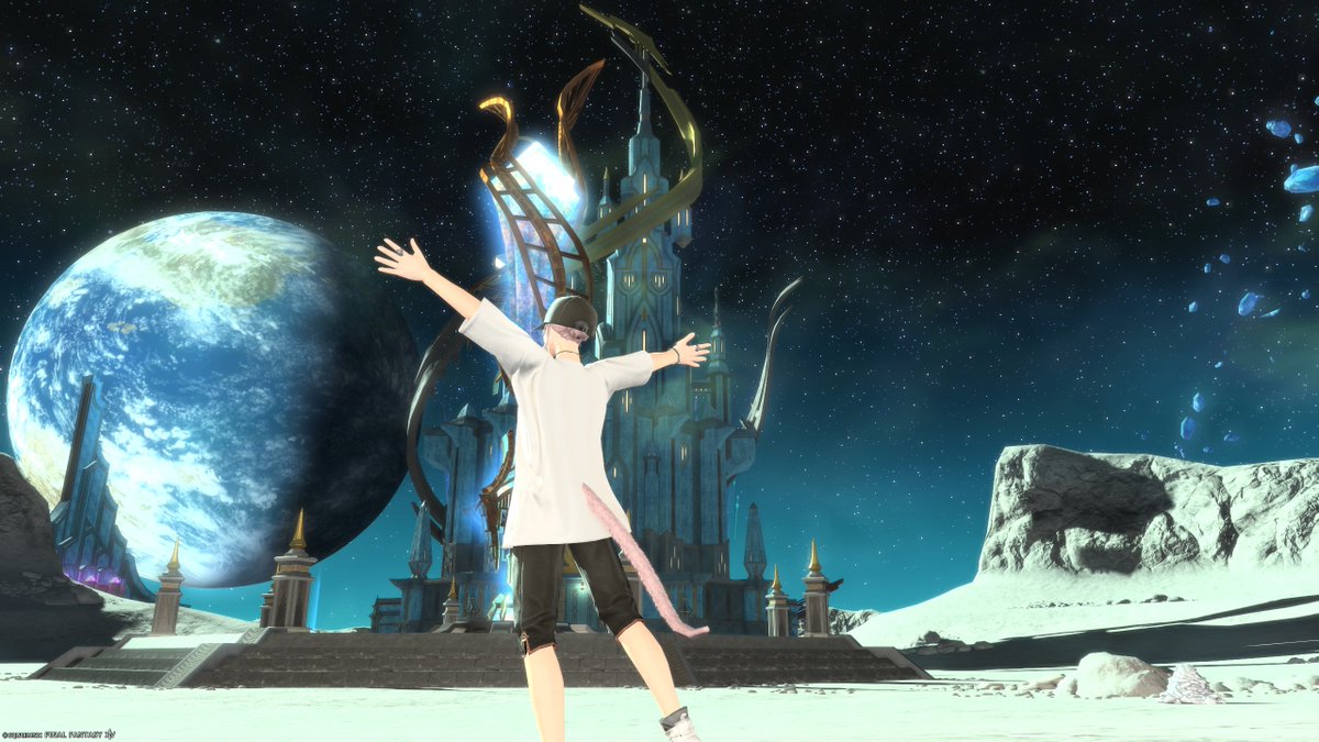 LimeLight0626's tweet photo. すごく綺麗なところに来た。
#FF14 https://t.co/IqpUC3vjId