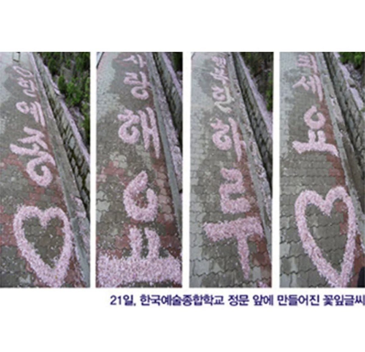 zzalminer's tweet photo. 한예종 경비아저씨의 탁월한 미적 감각 https://t.co/92MhQRAJKb