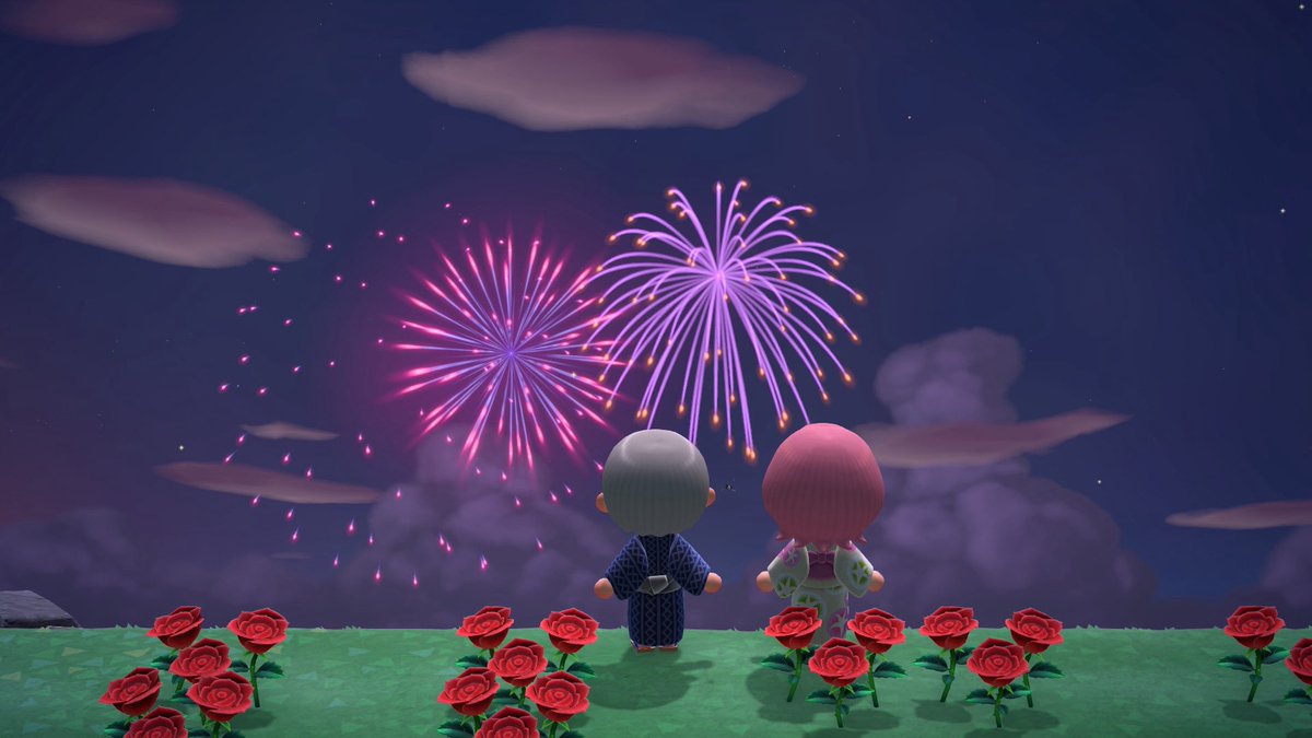 angie7y's tweet photo. 初めてのあつ森花火大会🎆
今年は行けそうにないからあつ森で楽しみます

#あつ森 https://t.co/xOz0koocvB