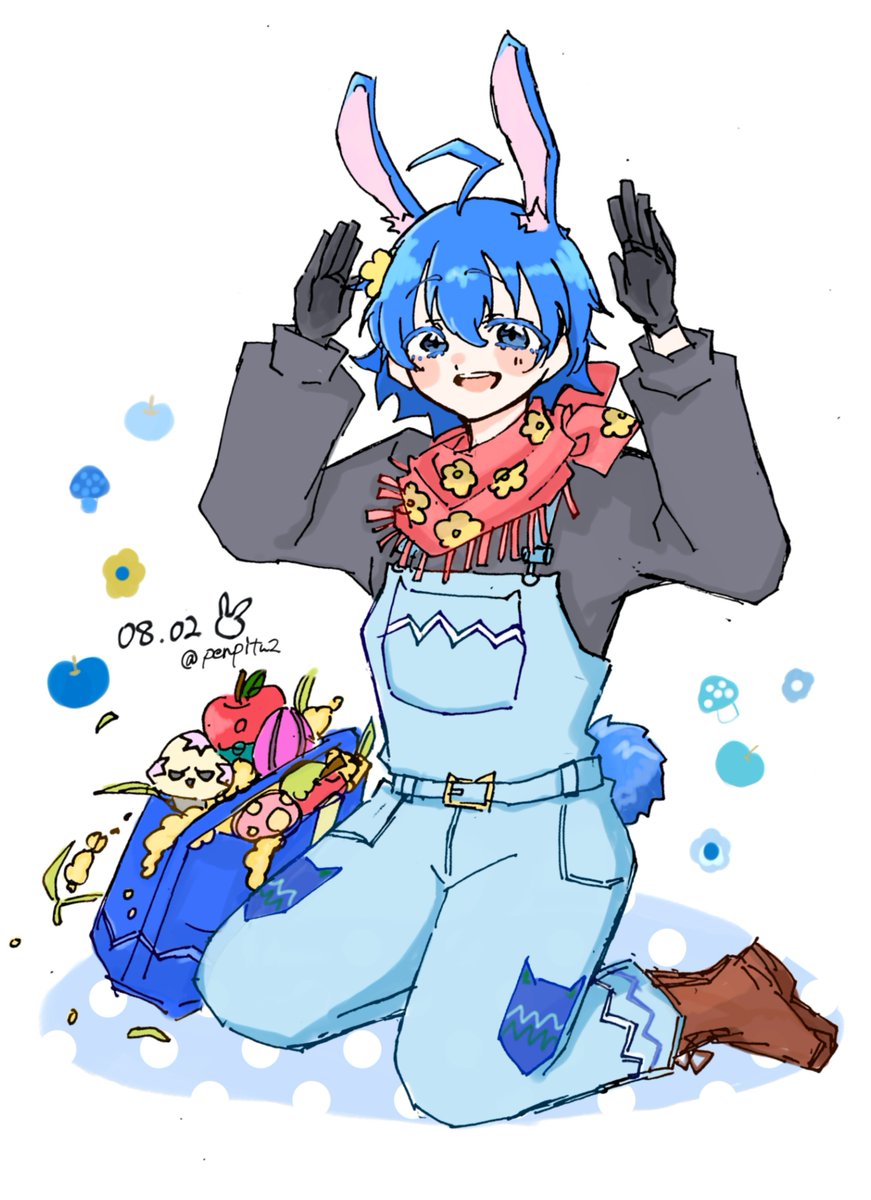 penpitu2's tweet photo. 08.02🐰💙
＃魔入間FA ＃mairuma https://t.co/XtfhTeThog
