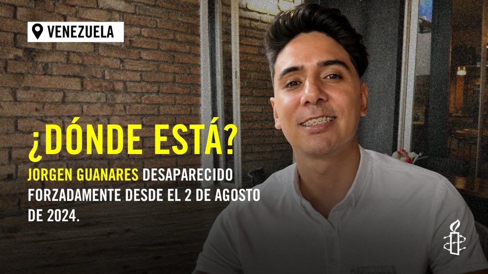 yendrive's tweet photo. ¿Dónde está Jorgen? 

Hoy se cumplen dos años de la desaparición forzosa de Jorgen Guanares. Sus familiares exigen fe de vida. 

@egleegolobato @Defensoria_Vzla @MinpublicoVEN @LarryDevoe https://t.co/5qOafEy9QJ