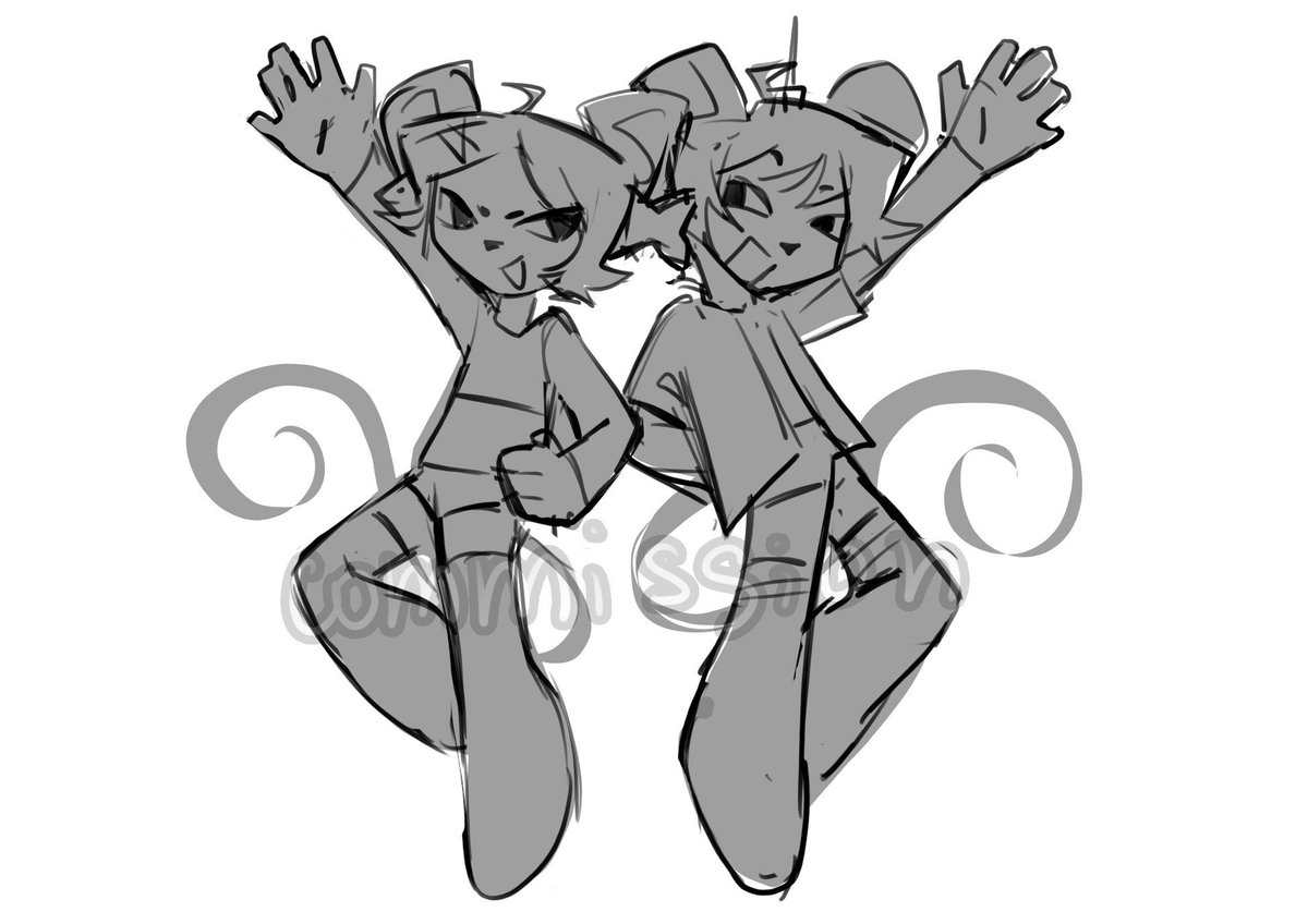 cherryuppozprx's tweet photo. Commission sketches 
Ok I lied, the second one isn’t 
#artmoots #digitalart #artist #sketch #pizza #doodles #digitalartist #art https://t.co/JT3tiZWk4z