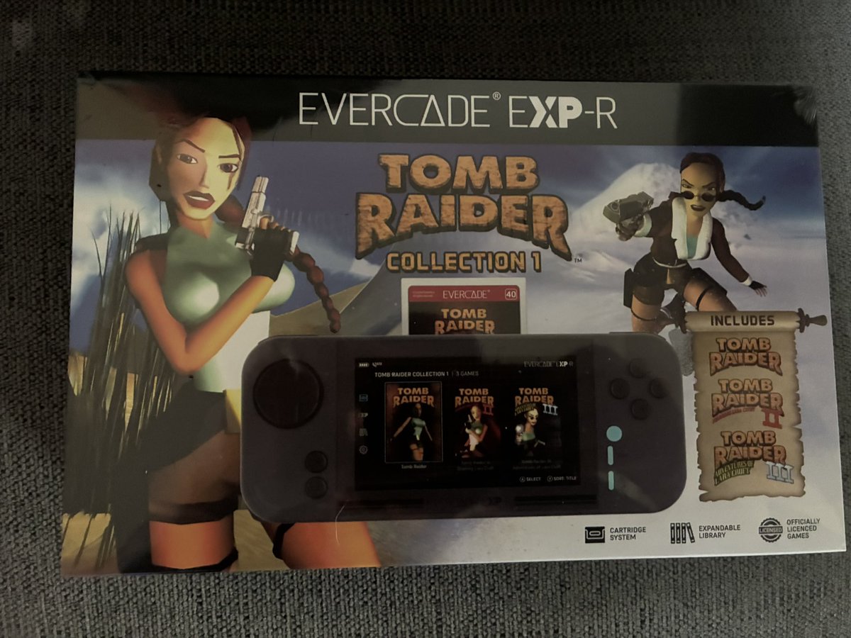 cskiles's tweet photo. Here is a great way to win an Evercade EXP-R with the Tomb Raider Collection 1!
Who is up for the challenge of getting the top score in @kitchengarry’s Keystone Kapers?!
You have until Wednesday!
Best of luck, gamers!
#SSHighScoreChallenge
#Evercade https://t.co/IWBpZAN8Wp