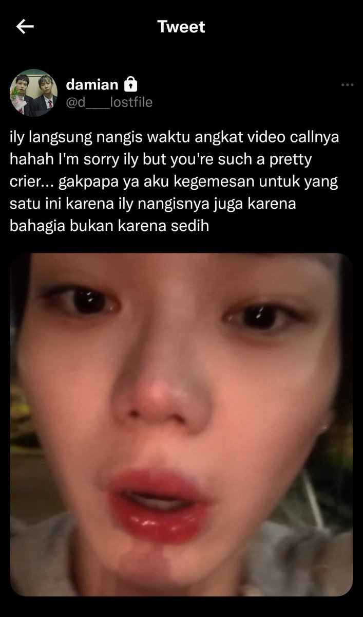 daatsuzoku's tweet photo. BONUS: ily mengaku terharu (dan cantik) (diakui bukan mengaku) https://t.co/ZPND8C8zGI