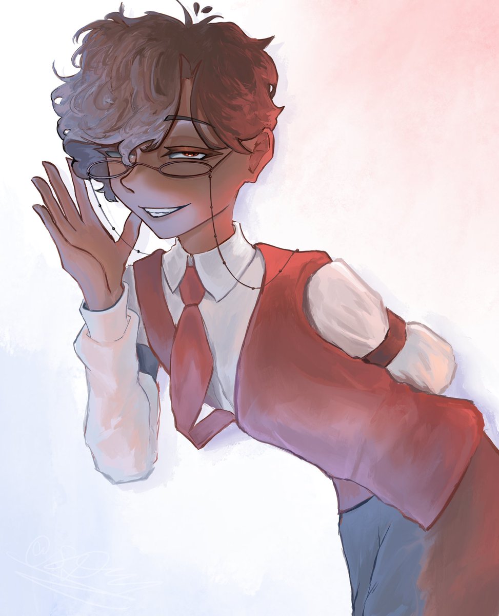 ShadowDiYT's tweet photo. #Alastor #HazbinHotel #Hazbin #art 
Having no sleep does give some inspiration apparently https://t.co/1mFt8mbs35