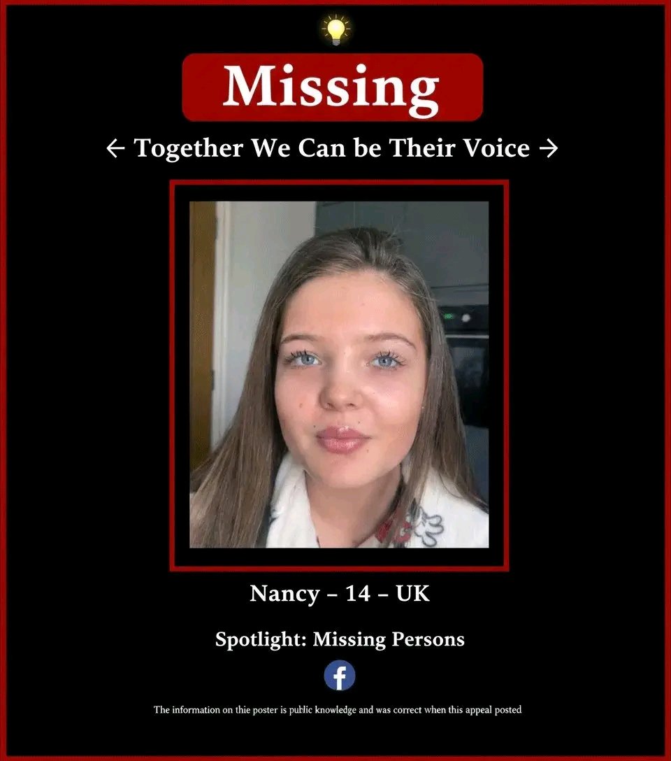 FreyjaBakke's tweet photo. Authorities are appealing for information regarding 14-year-old Nancy, who has gone missing from her home in York.**

M*Concern for her safety is mounting after she was last at her residence around the mide of the day on Wednesday, July 29.**

l*Nancy is described as a white female standing 4 feet 7 inches tall, with a medium build and long brown hair. Regarding her clothing, she is believed to possibly be wearing a black jumpsuit paired with white trainers.**

**Anyone who has seen Nancy or currently knows her whereabouts is urged to contact emergency services immediately by dialing 999.*

**Individuals who have any other details that could assist in locating her should call 101, choosing option 1 to be connected directly to the control room.**

**Please reference the case number 12260145874 when providing any details.**

**#MissingPerson #FindNancy #YorkMissing #HelpFindNancy #CommunityAlert #Missing
Credit Missing persona