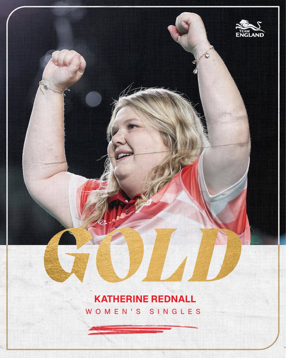 TeamEngland's tweet photo. Katherine Rednall bowled to gold in the Women’s Singles 🥇🤩 #glasgow2026 https://t.co/zyuboLIoQQ