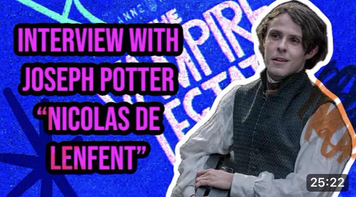josephparchive's tweet photo. A New Interview with Joseph Potter discussing “The Vampire Lestat” Season 3 has been released! 🦇

🔗: https://t.co/f7QI84H2pH https://t.co/o4RO7gV4TX