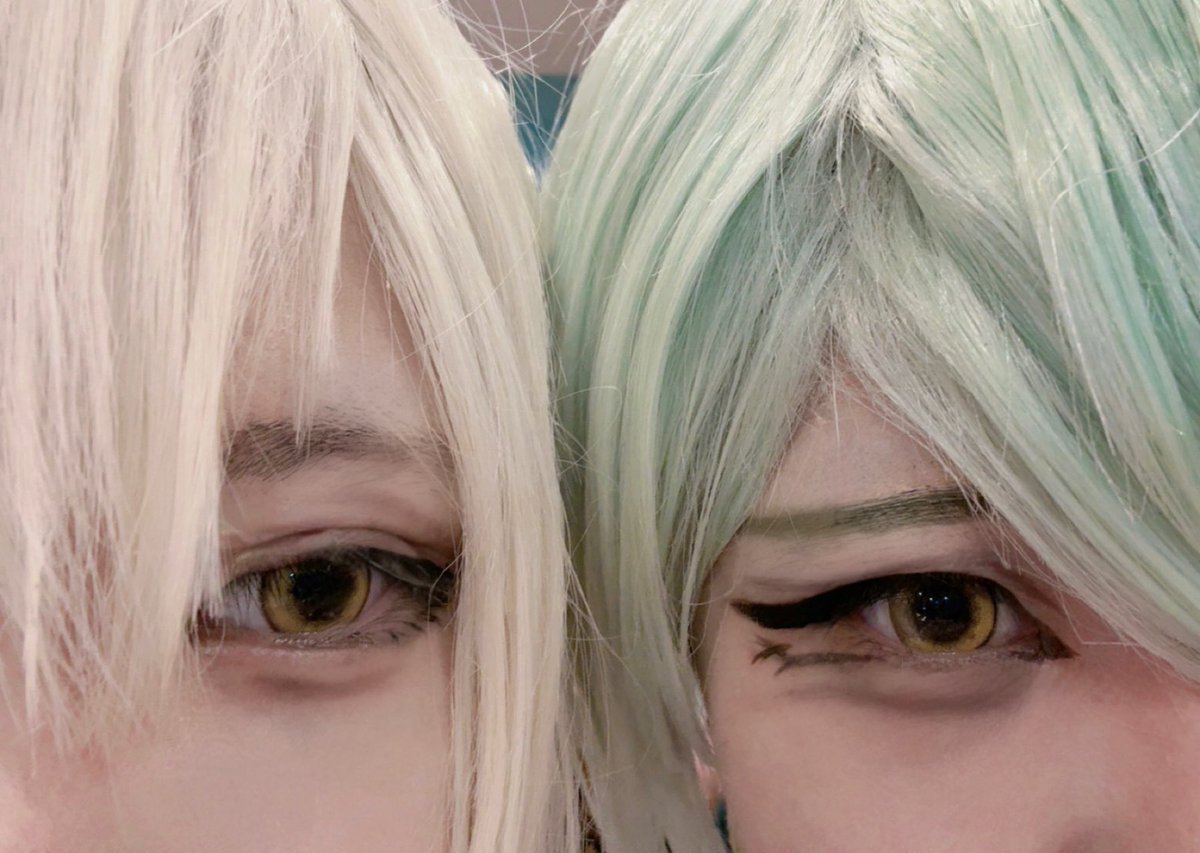yuuwa_cos0211's tweet photo. ⚠️目元ドアップ
実はカラコンおそろっちにしてました🫶🏻
ところで兄者はどこを見てるんだい？ https://t.co/ZaUaPUrqTF