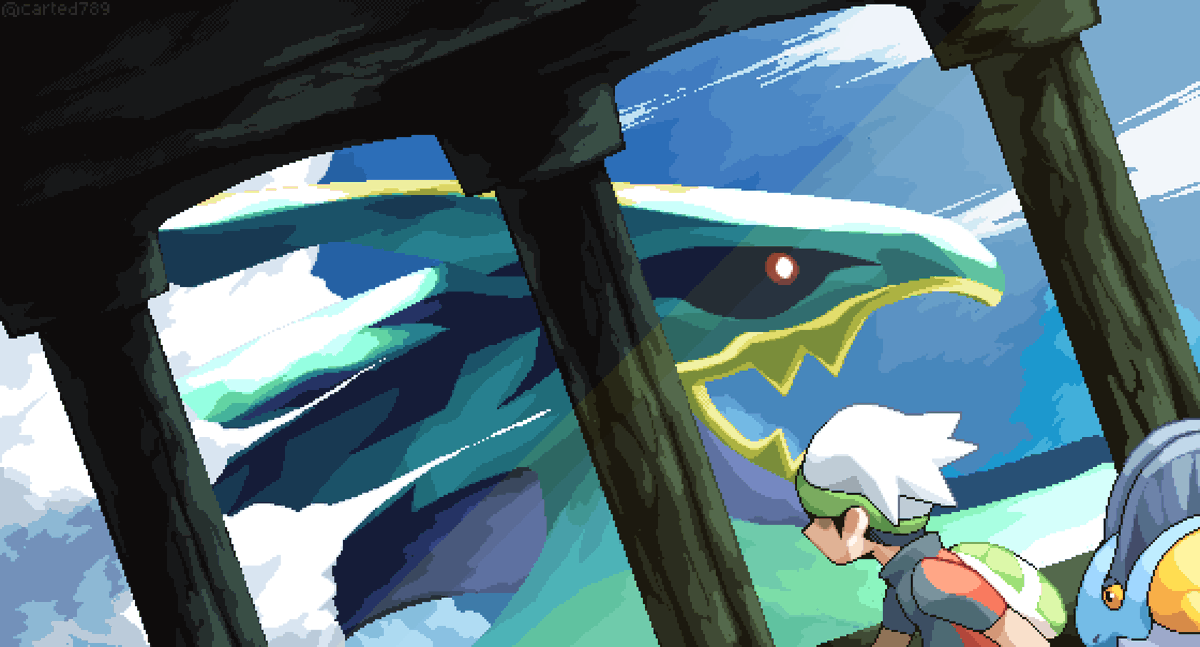 carted789's tweet photo. Mega Rayquaza. See you at the top☁️ #pokemonㅤㅤㅤ https://t.co/pm7jEvA7oN