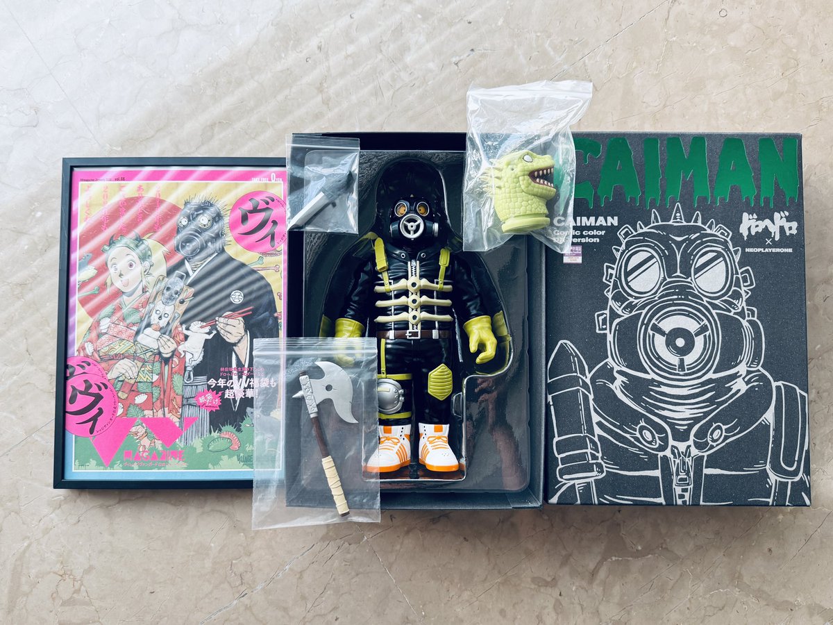 Shaolin_cool's tweet photo. WF2023w🔥🔥🔥
The best Caiman sofubi set.
#neoplayerone
#dorohedoro https://t.co/zZgbAs58hB