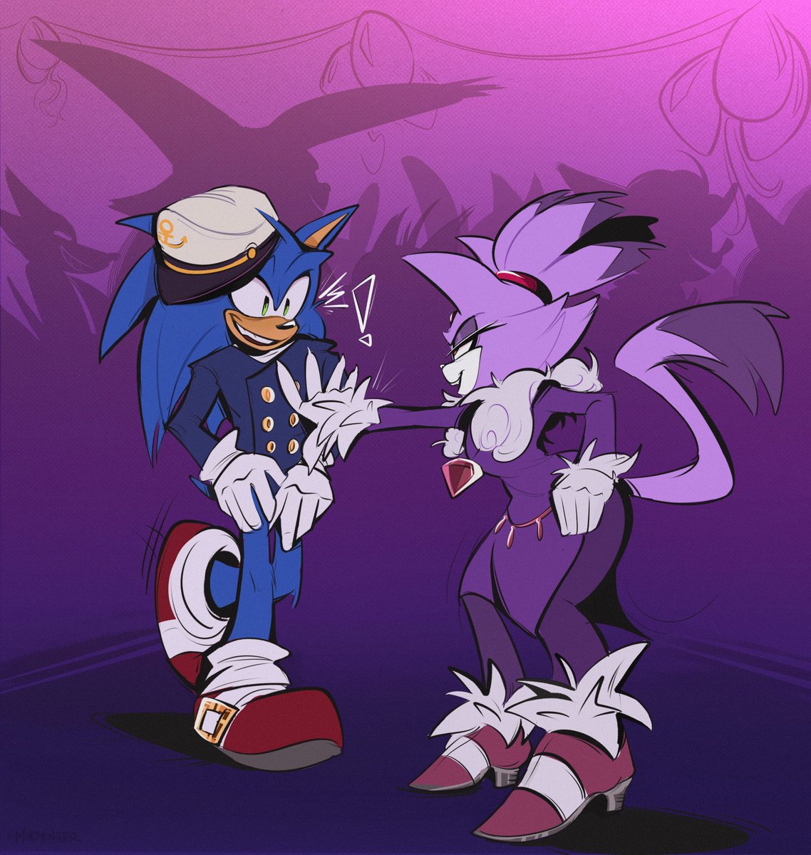 MacMonsterArt's tweet photo. Simple illustration comm for @BDG77two 

#sonaze #sonicthehedgehog #sonic #sth #blazethecat #sonicfanart ㅤㅤㅤ https://t.co/xxToAV8ACK