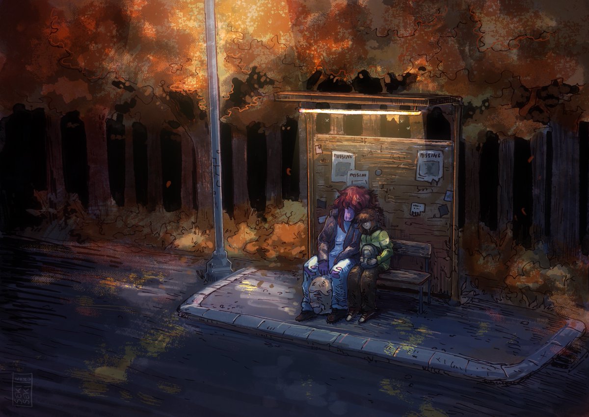 SekiSeki_Roku's tweet photo. Runaways 

#deltarune #kris #susie #fanart https://t.co/1FNxv0DxcH