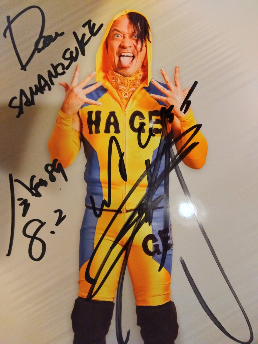 _aprilfool's tweet photo. 生まれて初めてプロレス生観戦！
さいっっっこうに面白かった！！
また行くよー！

#ドラゴンゲート
#魚津大会
#堀口元気 https://t.co/d4SHB3vuzu