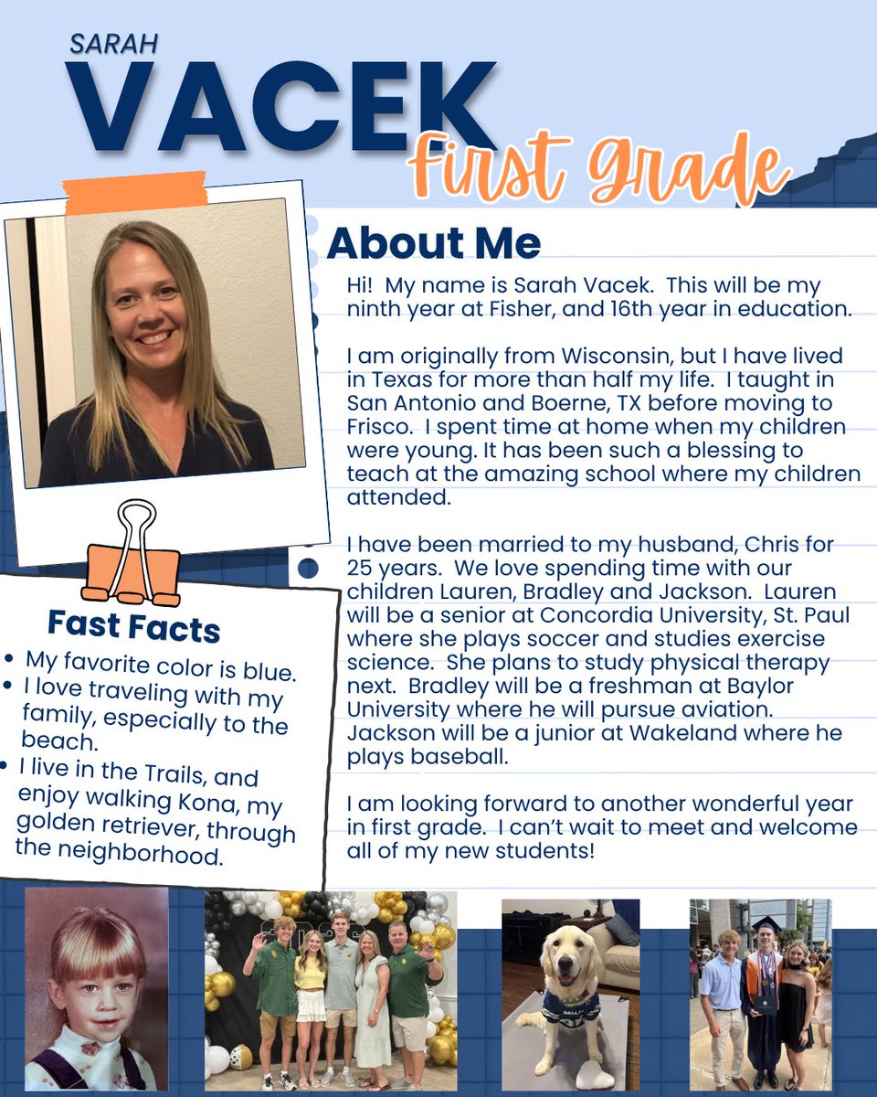 FisherElem's tweet photo. Let’s meet our Fisher staff round 9. https://t.co/ekue2QWTwr