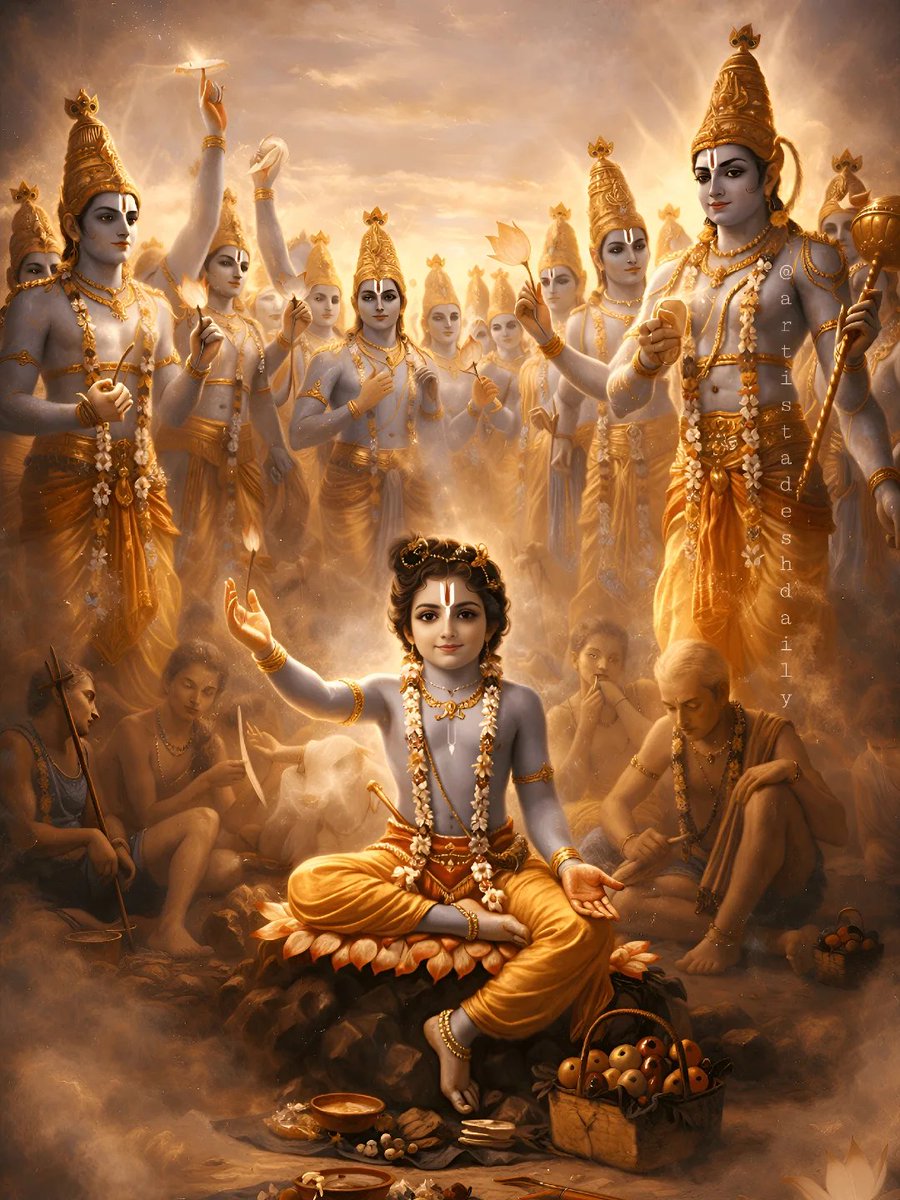 SoulOf_Bharat's tweet photo. Krishna is light of universe https://t.co/swr62aBWi9
