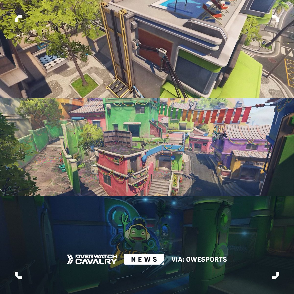 OWCavalry's tweet photo. First Look at New Paraiso Map Rework in #Overwatch 🇧🇷 https://t.co/Ru1dcZmwdv