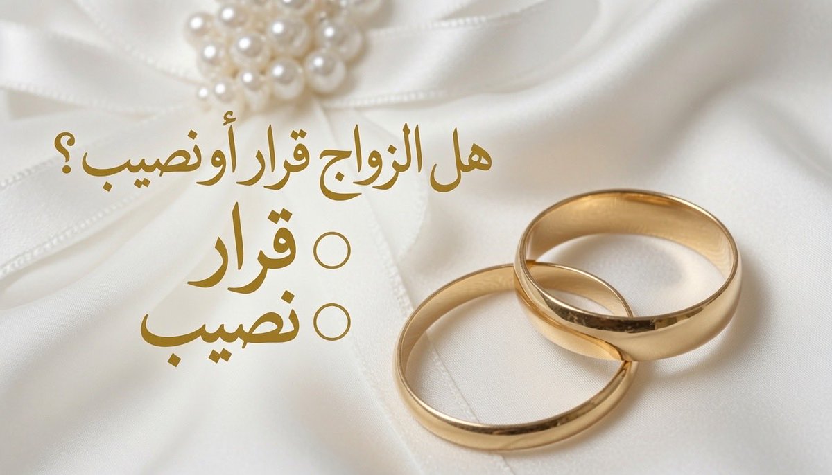 Agreed22's tweet photo. ٰهل الزواج ◯ قرار او  ◯ نصيب ؟ https://t.co/oW92BHn7Bo