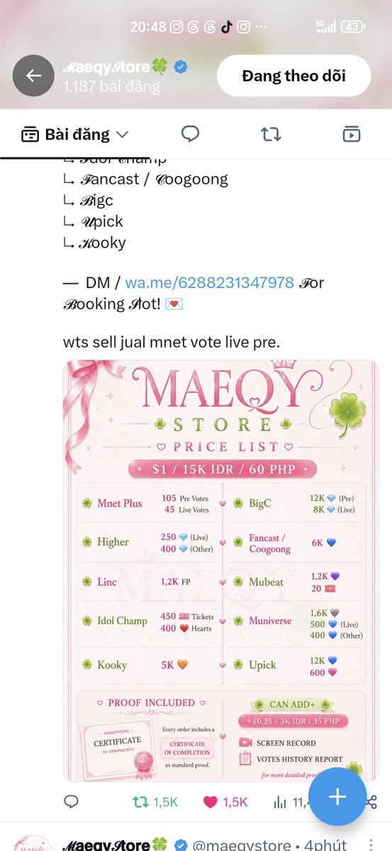 2_trinh9's tweet photo. @maeqystore For #CORTIS https://t.co/xC817n4D0z
