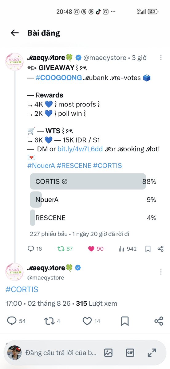 2_trinh9's tweet photo. @maeqystore For #CORTIS https://t.co/xC817n4D0z