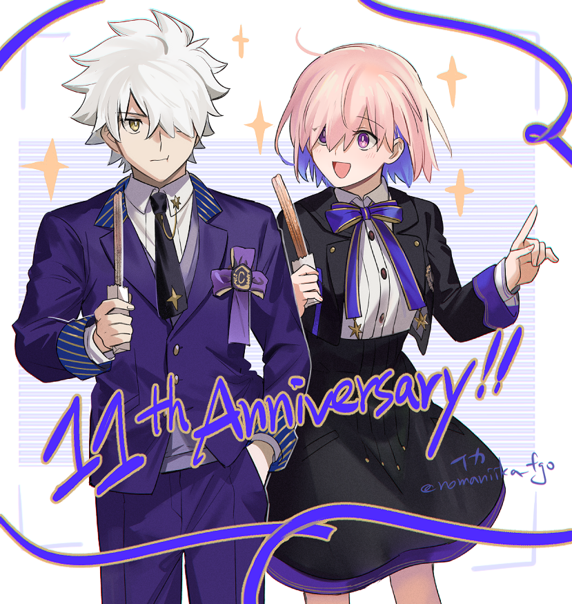 romaniika_fgo's tweet photo. #FGO11周年 #FGOカルデア学園祭 
盾x2 https://t.co/kzdKUTHCOK
