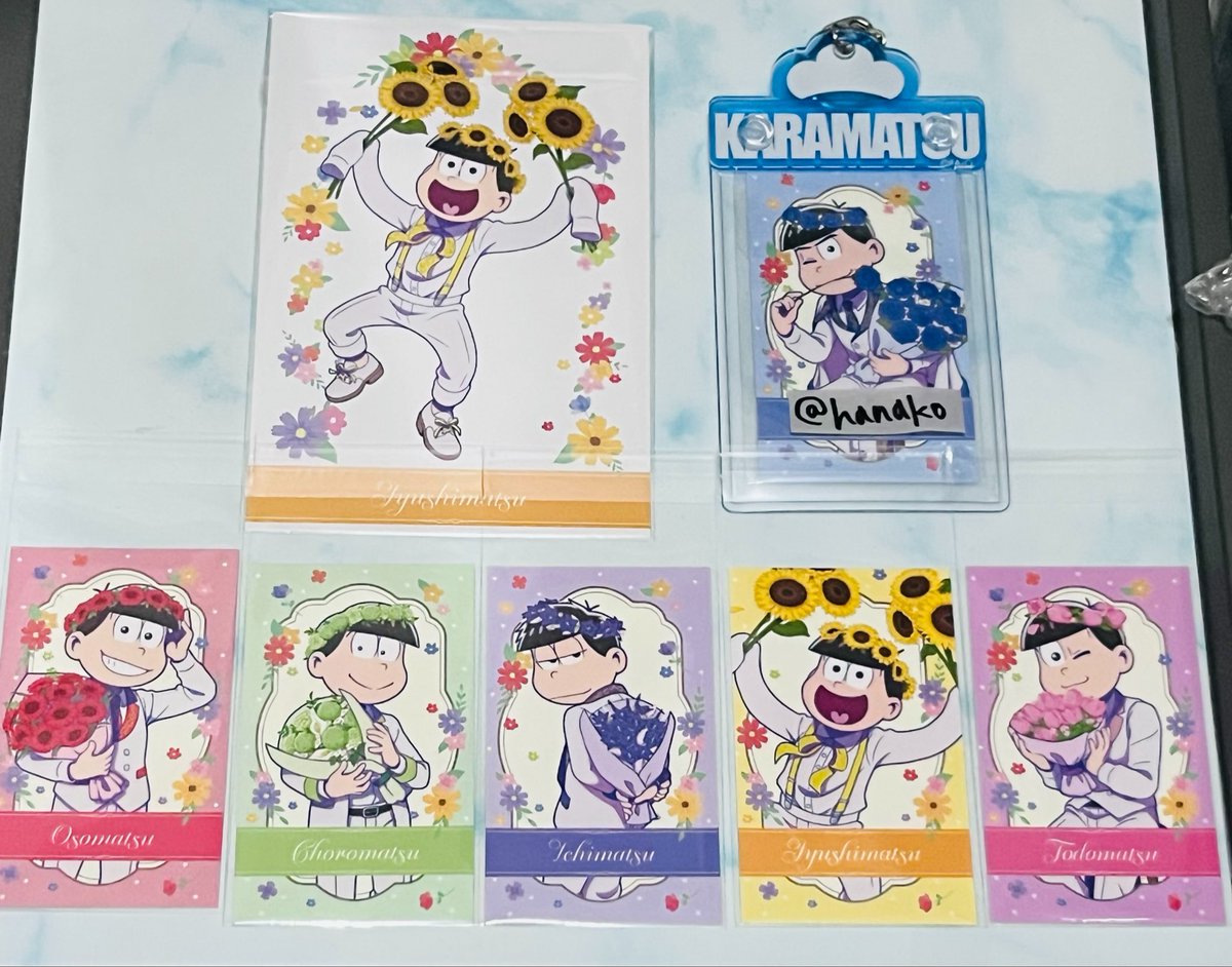 交換】 おそ松さん エテルノレシ POP UP STORE Blooming Flower ポスト