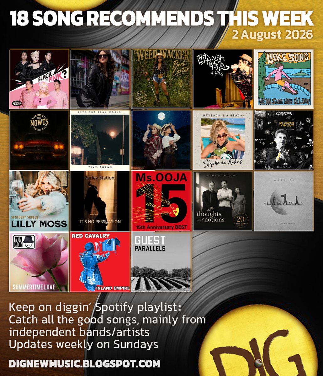 tonydufficy's tweet photo. 📢highly recommend checking out all these fine music!
https://t.co/OISXNFms7f

🔊listen on Spotify: https://t.co/I806mp1PZS #nowplaying 
plz give the artists you like "💚 + follow" 🙆💯

「今週のGOOD」な18曲🎶 8月2日 #songsoftheweek https://t.co/rMNGmXaoS3
